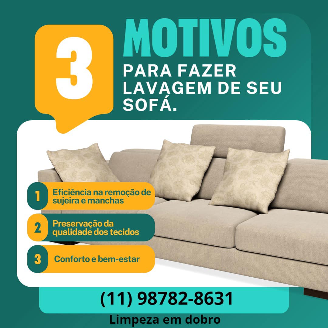 por que fazer a limpeza de sofá com a limpeza em dobro - motivos