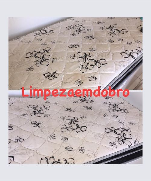 durma bem com colchão higienizado pela limpeza em dobro.