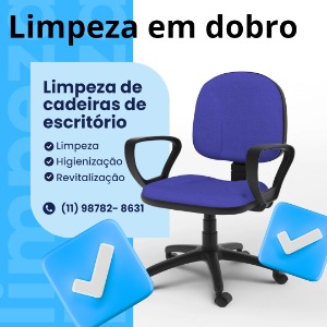 HIGIENIZAÇÃO DE CADEIRAS