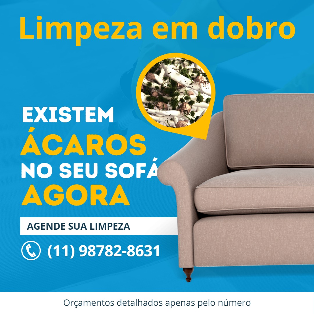 higienização de estofados 